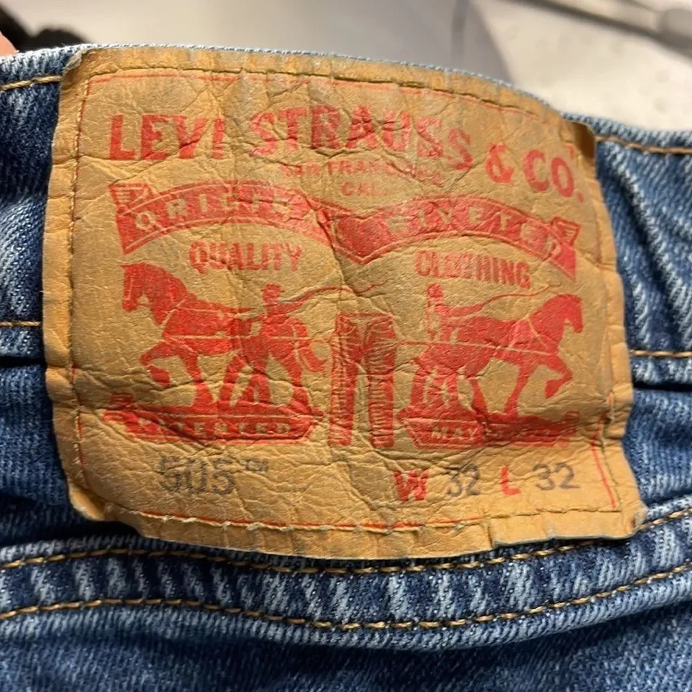 Levi’s 505 Mens blue jeans - Picture 5 of 16